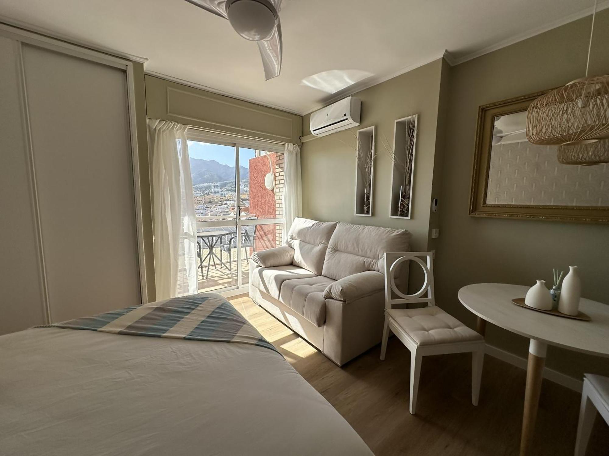 Estudio Agata Con Piscina A 800M De La Playa Benalmádena Buitenkant foto